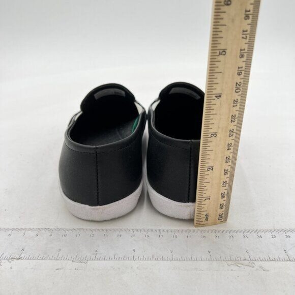 Women's Invisible Height Increasing Elevator Shoes - Black Leather - Picture 4 of 6